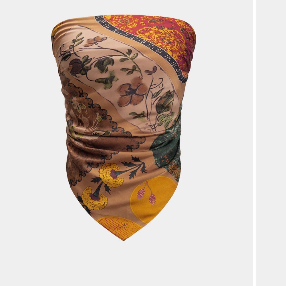 Satin Tie-Up Tube Top